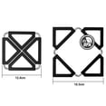 thumbnail image 5 of 3pcs Silicone Trivet Mats Square Premium Kitchen Heat Resistant Mat, 5 of 5