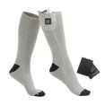 thumbnail image 2 of Hombres Mujeres Calcetines térmicos cálidos Calcetines eléctricos con pilas recargables Calentadores de pies Calcetines cómodos, Medias térmicas - Gris ajustable Soledad Calcetines calentadores de pies, 2 of 10