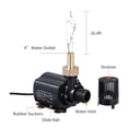 thumbnail image 2 of Sofullue Ultra-quiet Mini Brushless for DC Water Pump 12V Submersible Fountain Aquarium Circulating Aquarium Solar Water Pump, 2 of 9