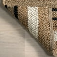 thumbnail image 3 of Rugs USA Raleigh Striped Jute Area Rug, 7' 6" x 9' 6", Raleigh Natural, 3 of 7