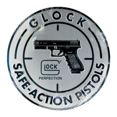 GLOCK  Safe Action Aluminum Sign, AD 0006 0 (Whats The Best Glock)