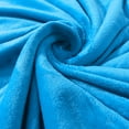 thumbnail image 3 of PiccoCasa Weighted Soft Flannel Fleece Throw Blanket, Twin, Blue White, 3 of 7