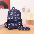 thumbnail image 5 of FUZHIQ Cute Animal Print School Backpack for 1st 2nd 3rd 4th Grade, Bookbag with Color Block Trim, Durable Back to School Backpack, BU2, 5 of 5