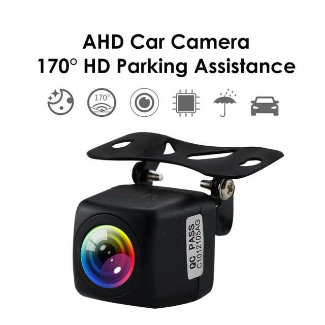 Espejo retrovisor para coche cámara de marcha atrás ahd de alta definición 1080p con luz led visión nocturna cámara trasera para coche rotación Rojo Verde Cocina, Decoración y Otros