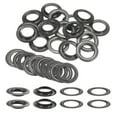 thumbnail image 1 of Kit de 20 ojales de metal con arandelas de 30 mm para cortinas, lonas, bolsas de cuero, bricolaje, color gunmetal, 1 of 6