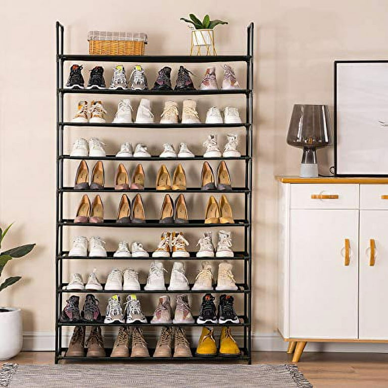  Apicizon 3-Tier Shoe Rack for Entryway with Boots