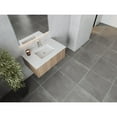 thumbnail image 3 of Legno 36" Weathered Grey Bathroom Vanity with Matte White VIVA Stone Solid Surface Countertop, 3 of 4