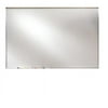 Ghent 48.50" x 72.50" Aluminum Frame Porcelain Magnetic Projection Whiteboard w/ 1" Maprail