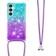 thumbnail image 3 of Funda para Samsung Galaxy S24 FE 5G Brillantina Líquida Divertida Reluciente y con Cristales en Movimiento Cuerpo Cruzado con Cordón Ajustable, 3 of 5