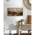 thumbnail image 5 of Drsoum Vintage Wall Art Seaside Path Wilderness Landscape Painting Retro Coastal Scenery Farmhouse Kitchen Living Room Decor 8x16in Natural Framed, 5 of 7