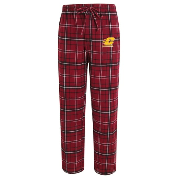 Men's Concepts Sport Maroon/Black Cent. Michigan Chippewas Ultimate Flannel Pants