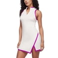 thumbnail image 1 of Ketyyh-chn99 Robes d'Été pour Femmes Plage Décontracté Robe d'Été de Plage Robe d'Été Manches à Volants Ample Fluide Plissée Mini-Robe Violet,2TG, 1 of 4