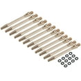 thumbnail image 1 of Ejes de Dardos de Aluminio Uxcell, Accesorios de Reemplazo para Stems de Dardos 2BA con Anillos de Goma para Punta de Acero Tono Cobre 45mm, 1 of 5