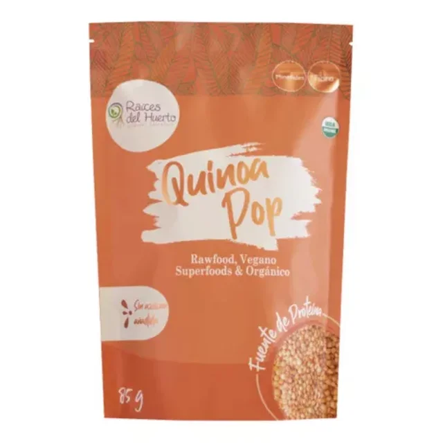 Quinoa Inflada Orgánica Raíces del Huerto 90g