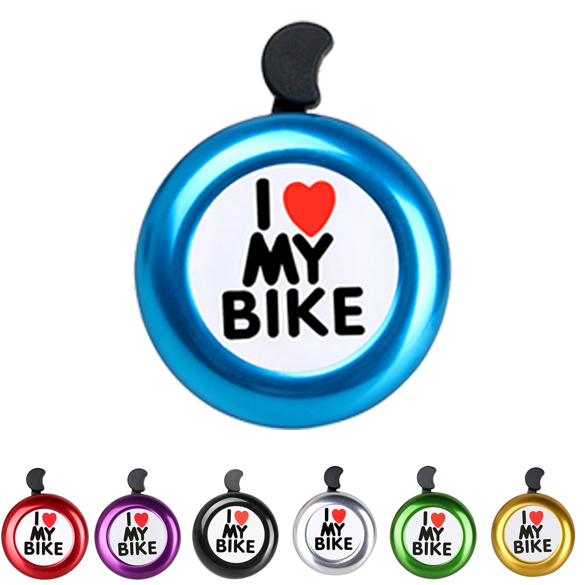 Classic Style Bicycle Horn Blue I Like My Bike Bell Bicycle Bell