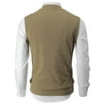 thumbnail image 3 of H2H Mens Casual Slim Fit Pullover Sweaters Vest Lightweight Knitted Thermal Basic Designed (CMOV063), 3 of 6