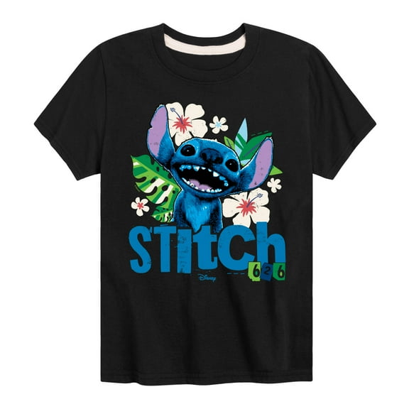 Lilo & Stitch - Stitch Smiling 626 - Toddler And Youth Short Sleeve Graphic T-shirt