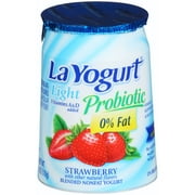 La Yogurt Lite & Sensible Probiotic Strawberry Blended Nonfat Yogurt, 6 oz