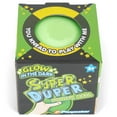 thumbnail image 3 of Master Toys & Novelties Glow in The Dark Super Duper Lime Green 4 inch Thermoplastic Resin Squish Ball, 3 of 6