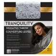 thumbnail image 1 of Couverture lestée en peluche de Tranquility avec couverture lavable 10 lbs, 1 of 5