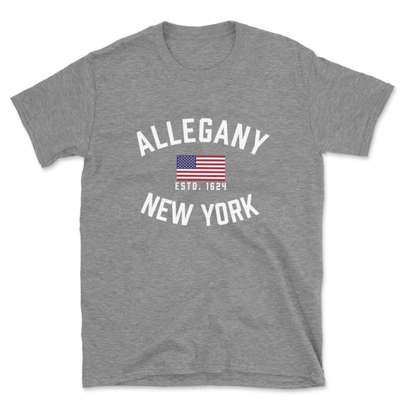 Allegany New York Patriot Men's Cotton T-Shirt