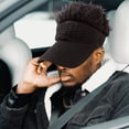 thumbnail image 4 of Jiibva Casual Sun Shade Hat Sun Cap with Fake Hair For Men Hip Hop Adjustable Wigs Baseball Cap Spiky Hairs Baseball Hat, 4 of 7