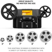 Kodak REELS 8mm & Super 8 Film Scanner & Converter, Slide Scanner with Big 5” Screen