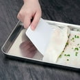 thumbnail image 4 of WRISTBIQUE Large Stainless Steel Baking Sheet Tray 26.5x20.5x1.2cm Rectangular Oven Pan for Family Cooking and Gatherings, 4 of 8