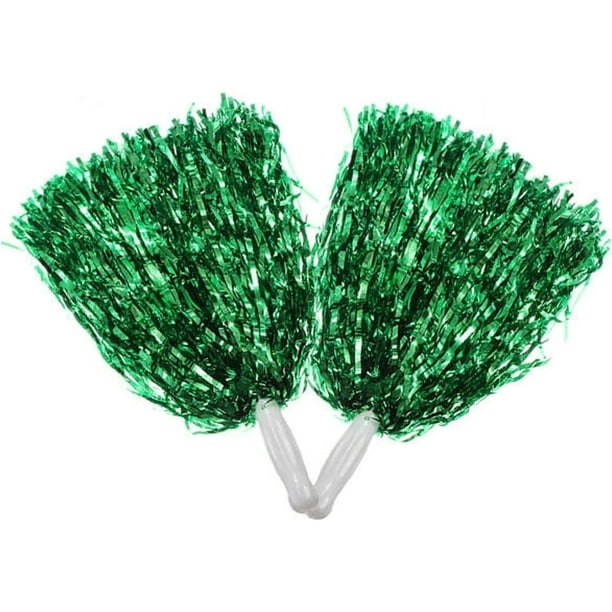 Pom Pom Grande Azul Para Animadoras - Diámetro 10 Pulgadas, Perfecto Para Deportes, Cheerleading Y Baile