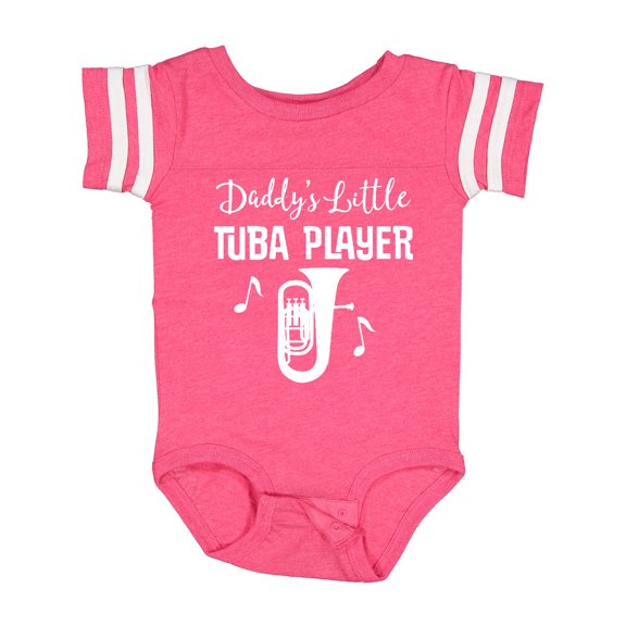 Inktastic Future Tuba Player (daddys Little) Boys or Girls Baby Bodysuit