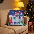 thumbnail image 5 of ChicYu Christmas Pillowcovers Holiday Gift LED String Lights Flashing and Steady Dual Mode Short Printed Sofa Cushion Cover for Home Holiday Use, 5 of 6