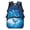 Blue Butterfly Print, variant on Cute Mermaid Print School Backpack for Ages 6-18 Large Capacity Water Resistant Bookbag for Boys Girls Elementary Middle High School Students Daily Back to School Use