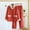 Red, variant on BONIXOOM Christmas Pajamas Womens Pajamas Sleepwear Drawstring Long Sleeve Solid Sleepwear Sets Red M