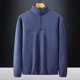 thumbnail image 1 of pstuiky camisas de manga larga para hombre, Suéter de manga larga con cremallera para hombre, abrigo informal sin capucha de manga larga para hombre top de hombre m, 1 of 9