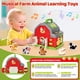 thumbnail image 5 of Juguete Montessori Musical Farm Animal Barn para niños pequeños de 1 a 3 años, 5 of 8