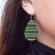 thumbnail image 3 of Pendientes navideños de piel sintética,Pendientes colgantes navideños, 3 of 5
