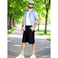thumbnail image 4 of Short Hombre Casual Cintura Ajustable Detalles Texturizados Diseño Moderno, 4 of 5