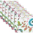 thumbnail image 6 of GZHJMY Flowers Napkins Table Decorations Napkin Set for Gift Giving, Dining, Parties 20 x 20in, 6 of 7