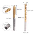 thumbnail image 2 of Unique Bargains M6 x 1 Spiral Point Thread Tap 5.0mm Drill Bit Set High Speed Steel Titanium Plated, 2 of 6