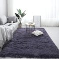 thumbnail image 1 of Alfombra Moderna, Alfombras para Sala Ultra Suave y Esponjosa, Decoracion Hogar Alfombra para Recamara Cuarto Sala, Lavable (púrpura), 1 of 4