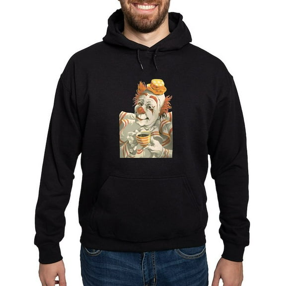 CafePress - Coffee And Clown Hoodie - Pullover Hoodie, Classic, Comfortable Hooded Sweatshirt
