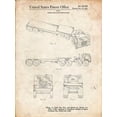 thumbnail image 2 of Borders, Cole 15x18 White Modern Wood Framed Museum Art Print Titled - PP946-Vintage Parchment Lockheed Ford Truck and Trailer Patent Poster, 2 of 4