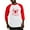 Red/White, variant on CafePress - MAGICAL SOUL Baseball Jersey - Cotton Baseball Jersey, 3/4 Raglan Sleeve Shirt