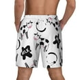 thumbnail image 2 of Lsque Mens Swim Trunks Cute Cow and Milk Stains Pattern - Bathing Suit Compression Liner - Beach Swim Shorts Swimwear - (S-3XL) - Stretch Quick Dry -X-Large, 2 of 9