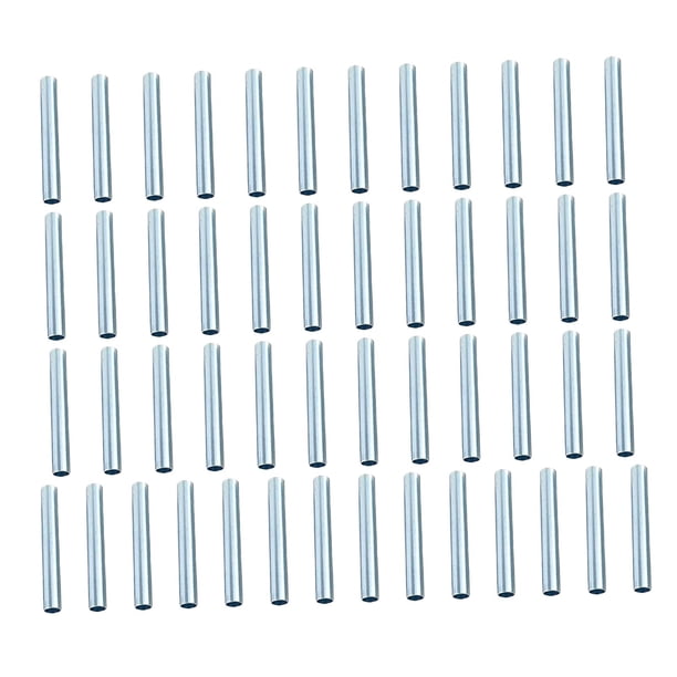 50 conectores para postes de tienda de campaña, conectores para postes de tienda de campaña de camping, conexión, metal. 05 cm