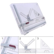 HOMYL A3 Drawing Board with Adjustable T Square Drafting Table Multi-Function Painting, Writing & Drawing Table Measuring System