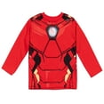 thumbnail image 3 of Marvel Avengers Iron Man Little Boys 2 Pack Cosplay Long Sleeve T-Shirts Toddler to Big Kid, 3 of 5