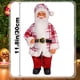 thumbnail image 3 of onlyliua ¡ Ofertas de Liquidación de Hoy Prime! Muñeco de Papá Noel de 12 Pulgadas con Postura de Pie, Decoración para Ventana, 3 of 3