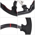 thumbnail image 4 of Perforated Leather Grip Steering Wheel, Hand Stitched Hydro Dip Steering Wheel  for Vehicle, 4 of 7