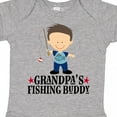 thumbnail image 4 of Inktastic Grandpa Fishing Buddy Fisherman Boys Baby Bodysuit, 4 of 5